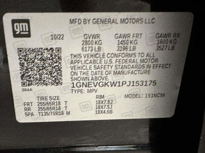 2023 Chevrolet Traverse LT Cloth