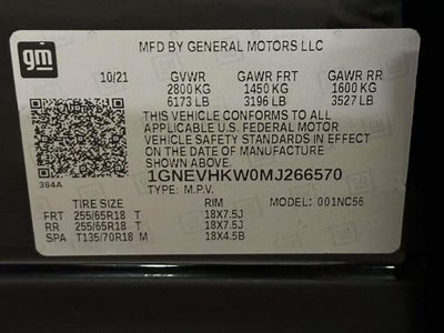 2021 Chevrolet Traverse LT Leather