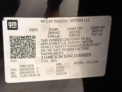 2024 Chevrolet Traverse Z71