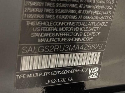 2021 Land Rover Range Rover Westminster