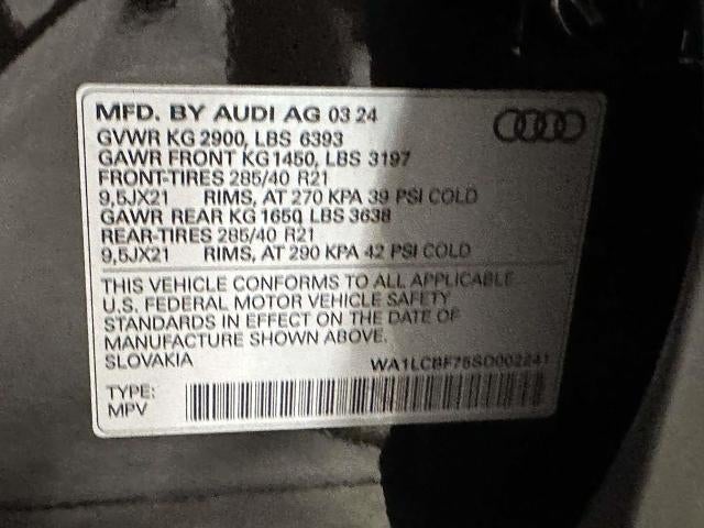 2025 Audi Q7 Premium Plus 45 TFSI quattro Tiptronic