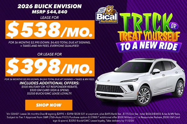 Oct 2026 Specials 